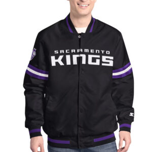 Sacramento Kings Scout Varsity Satin Jacket