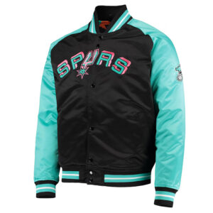 Black/Teal San Antonio Spurs Reload 3.0 Jacket