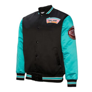 Primetime San Antonio Spurs Black and Aqua Jacket