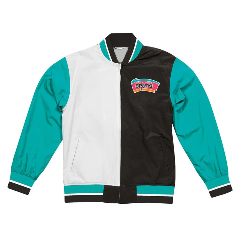 San Antonio Spurs Warm Up Team History Jacket