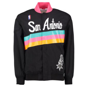 Warm Up San Antonio Spurs Black Jacket