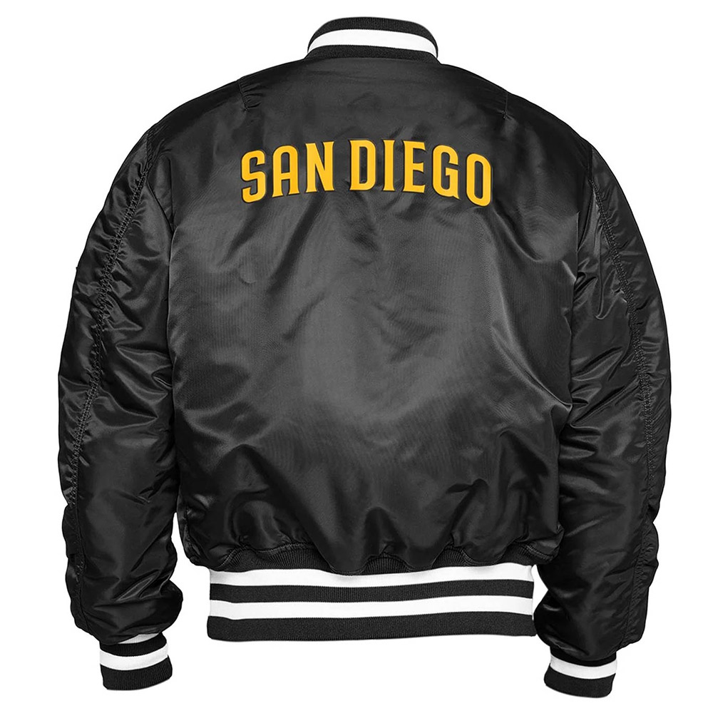 San Diego Padres Bomber MA-1 Jacket - Image 2
