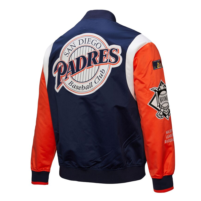 San Diego Padres Cooperstown Team Origins Satin Jacket - Image 2