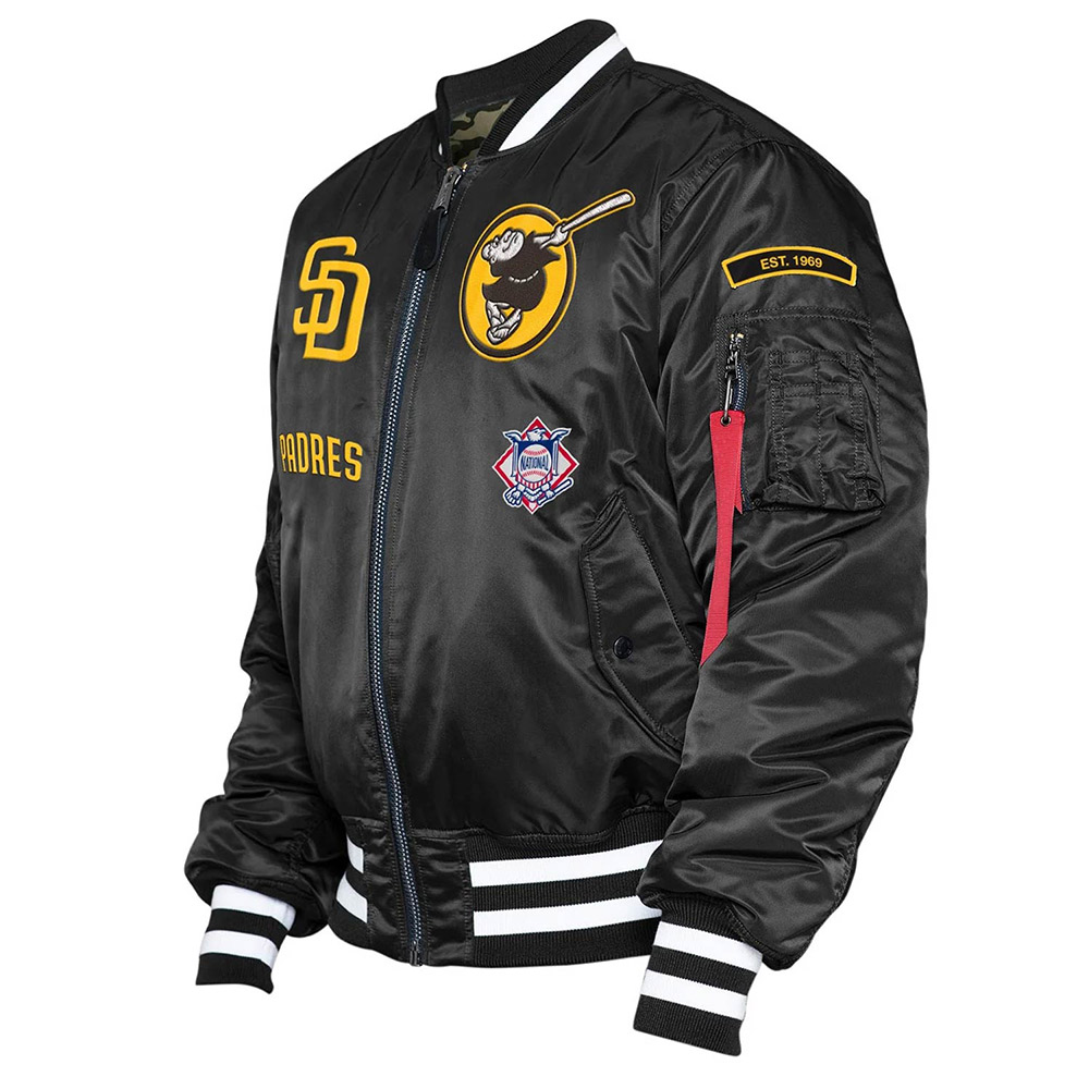San Diego Padres Bomber MA-1 Jacket - Image 5