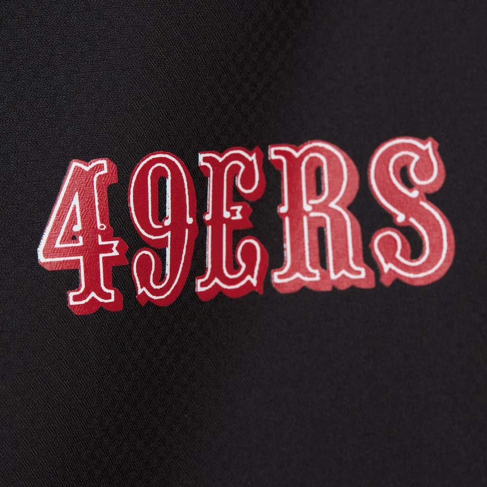 San Francisco 49ers Black Coaches Jacket - Image 3