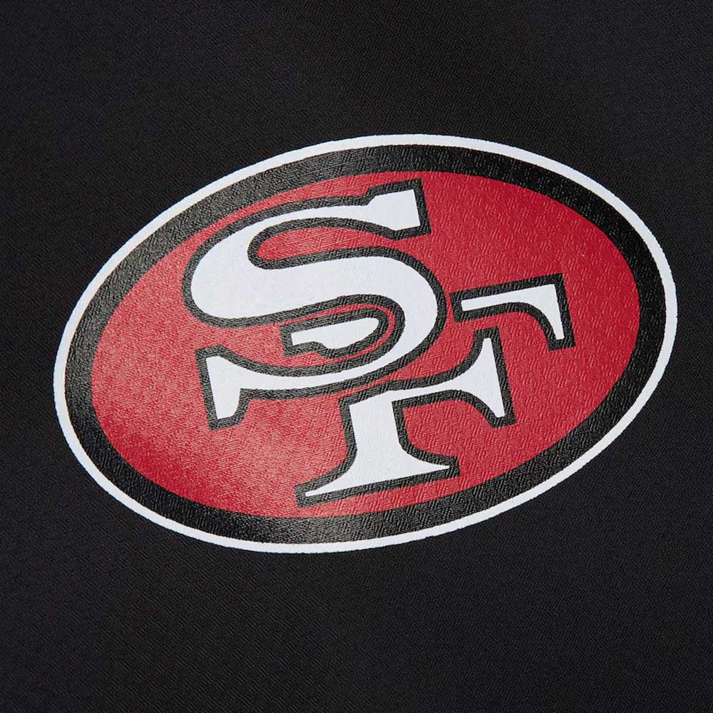 San Francisco 49ers Black Coaches Jacket - Image 4