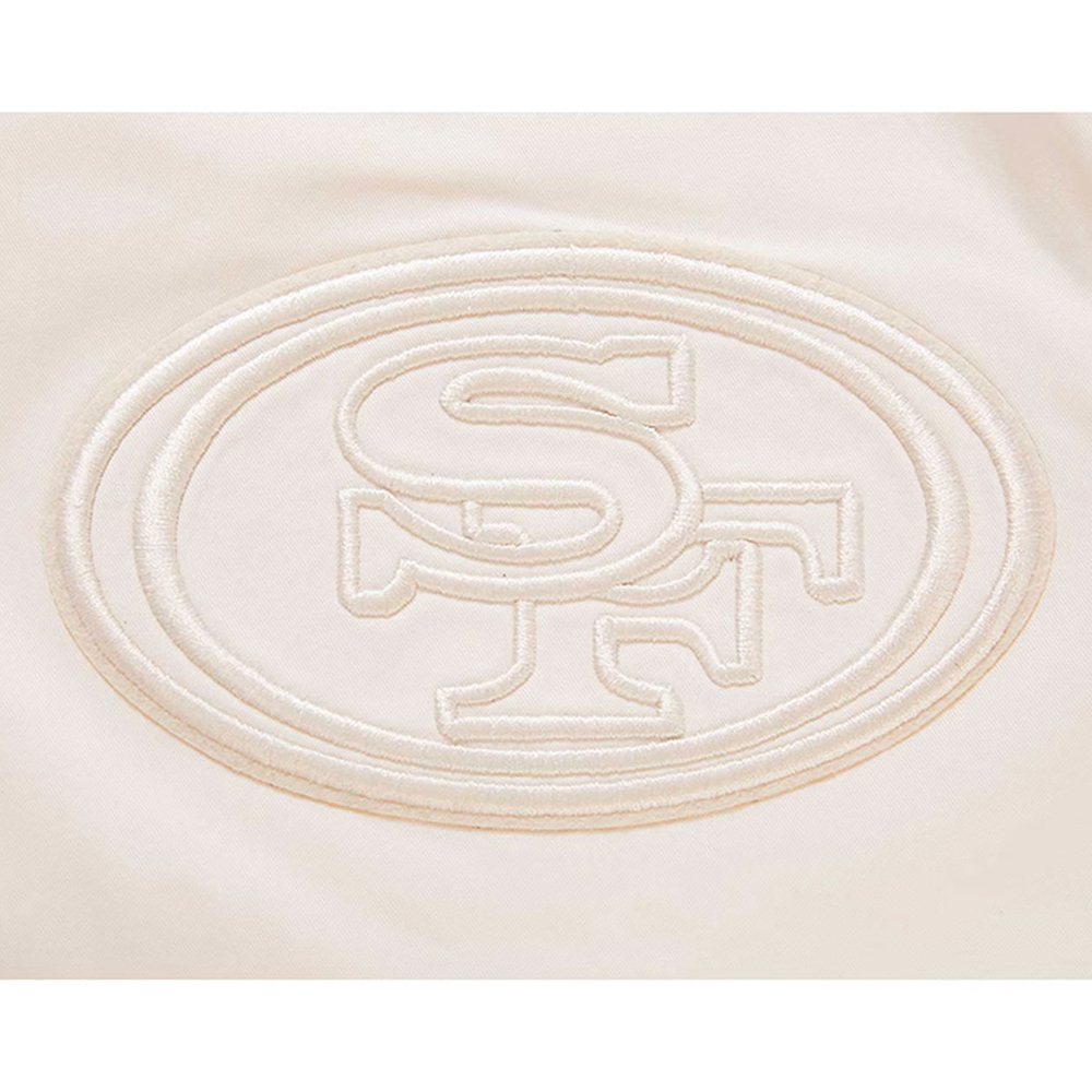 San Francisco 49ers Cream Jacket - Image 6