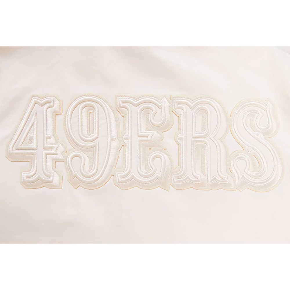 San Francisco 49ers Cream Jacket - Image 5