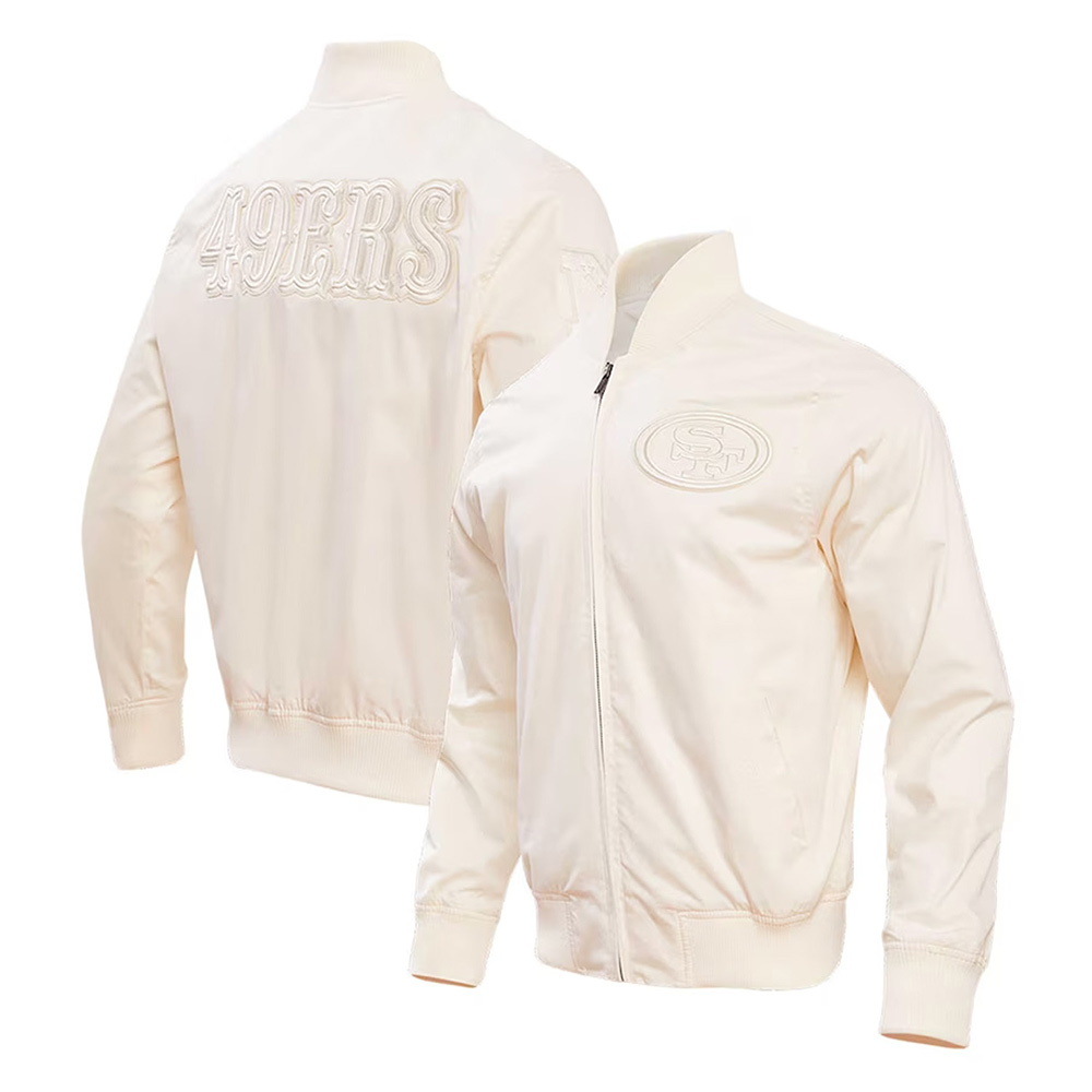 San Francisco 49ers Cream Jacket - Image 3
