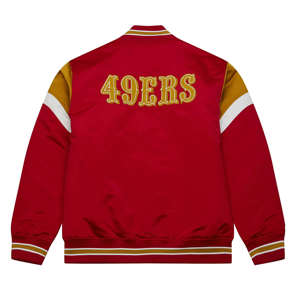 San Francisco 49ers Heavyweight Satin Jacket - Image 2