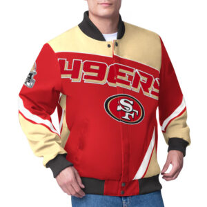 San Francisco 49ers Maximum Racing Scarlet Jacket