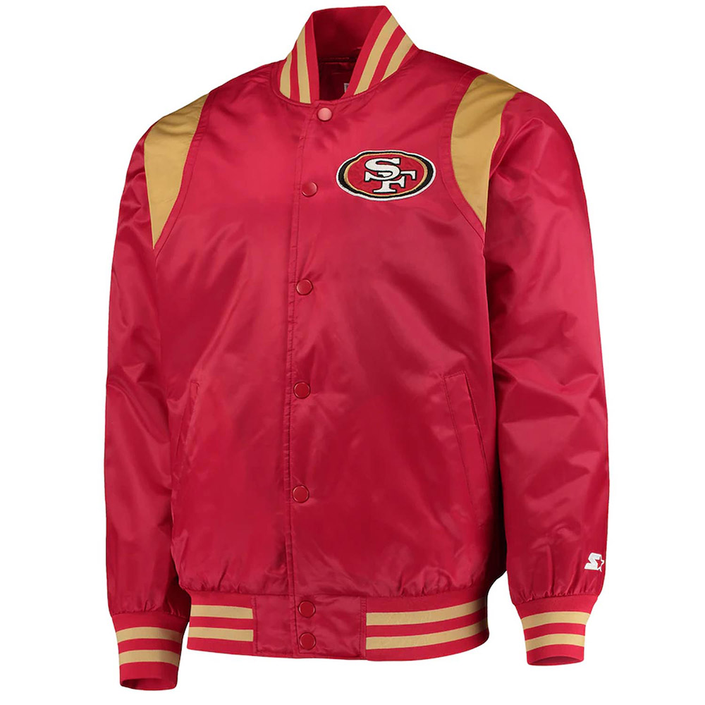Scarlet/Gold San Francisco 49ers Prime Time Jacket