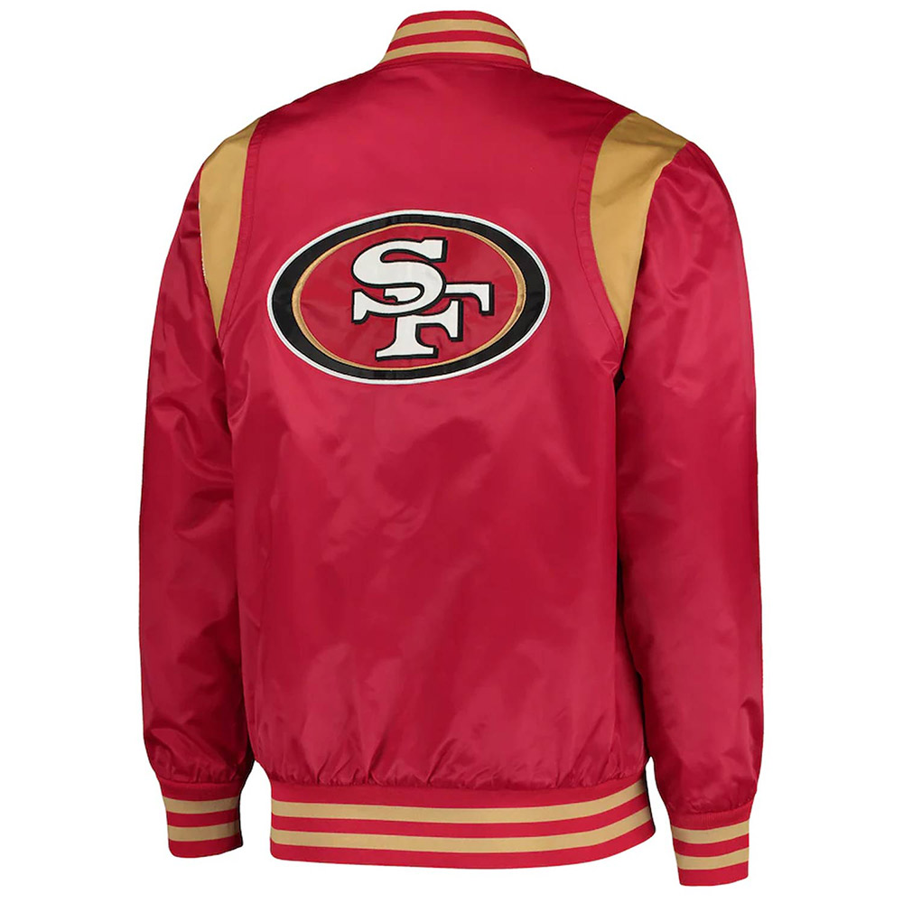Scarlet/Gold San Francisco 49ers Prime Time Jacket - Image 2