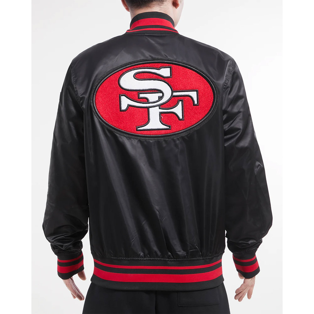 San Francisco 49ers Retro Classic Rib Jacket - Image 5