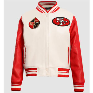 San Francisco 49ers Retro Classic Rib Varsity Jacket