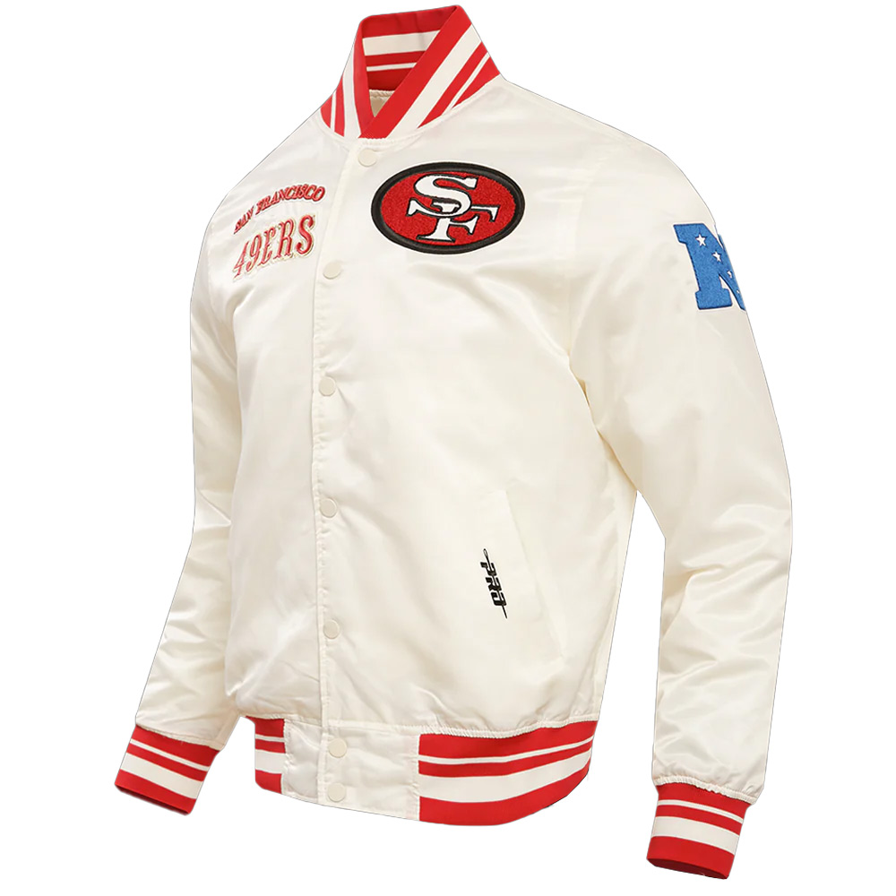 San Francisco 49ers Retro Classic Rib Jacket - Image 12