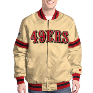 San Francisco 49ers Scout Varsity Satin Jacket