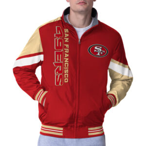 San Francisco 49ers Strong Arm Scarlet Full-Zip Jacket