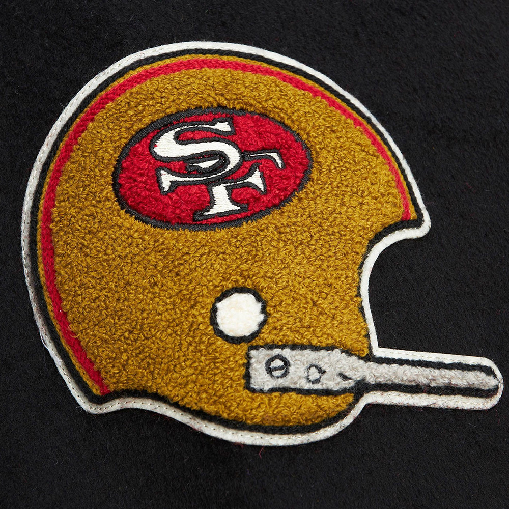 San Francisco 49ers Team Legacy Varsity Jacket - Image 3