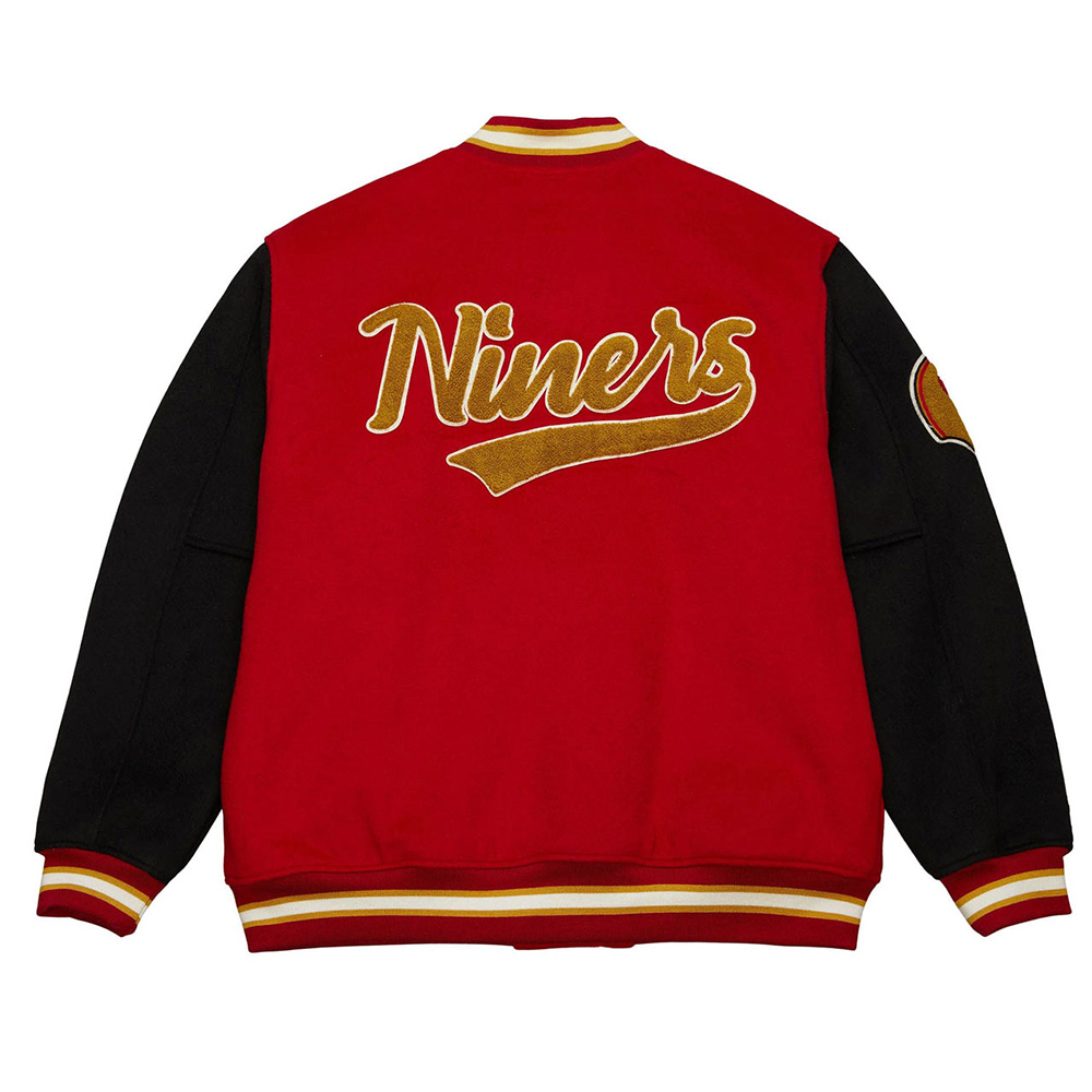 San Francisco 49ers Team Legacy Varsity Jacket - Image 2