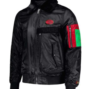 San Francisco 49ers Ty Mopkins Black Jacket