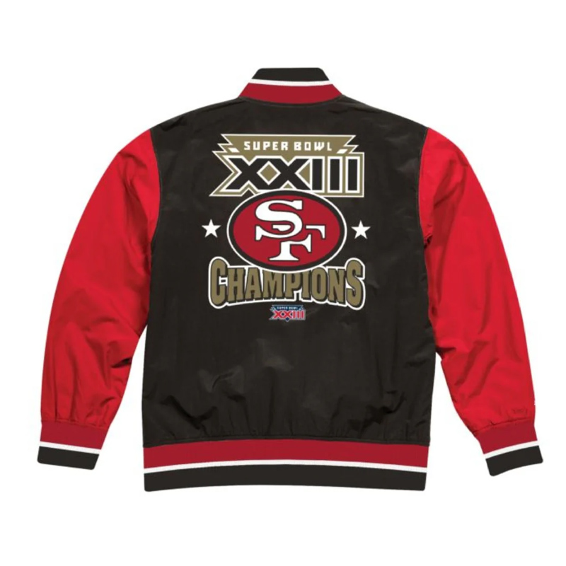 San Francisco 49ers Warm Up Team History Jacket - Image 2
