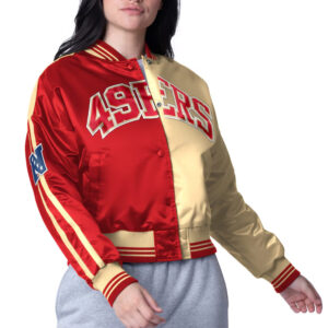San Francisco 49ers Zone Blitz Scarlet/Gold Jacket