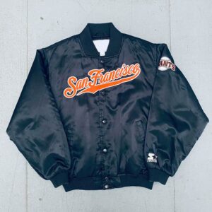 1990s San Francisco Giants Script Spellout Bomber Jacket