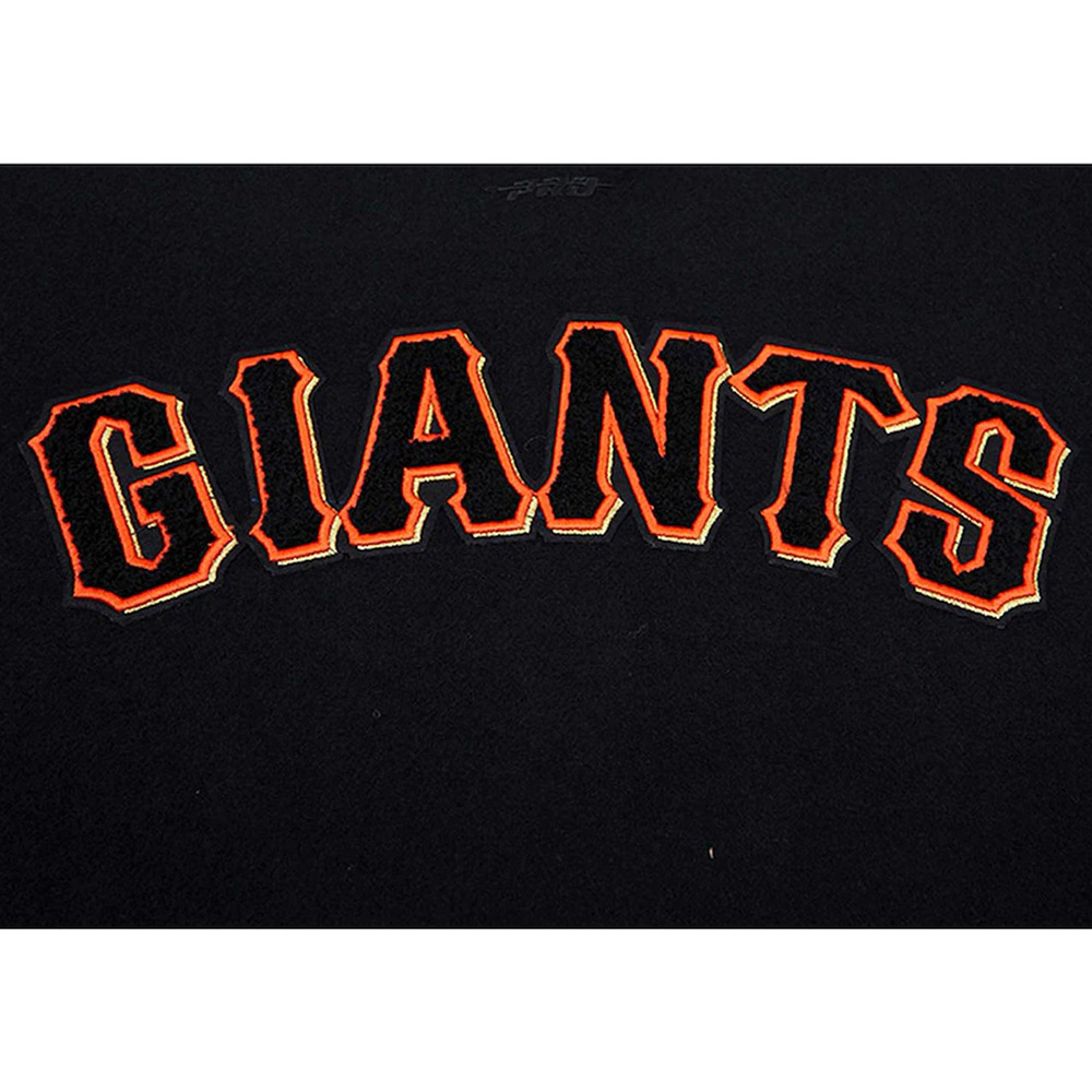 San Francisco Giants Black and White Varsity Jacket - Image 8