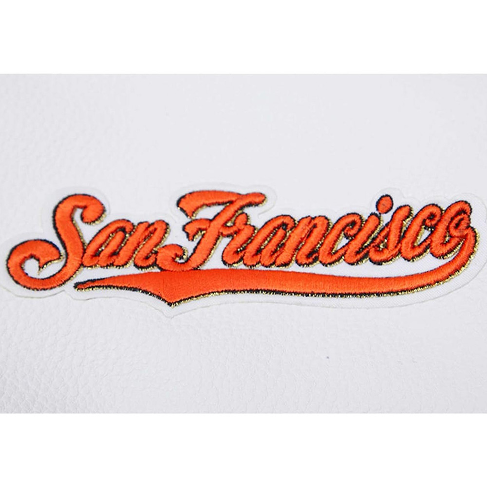 San Francisco Giants Black and White Varsity Jacket - Image 9