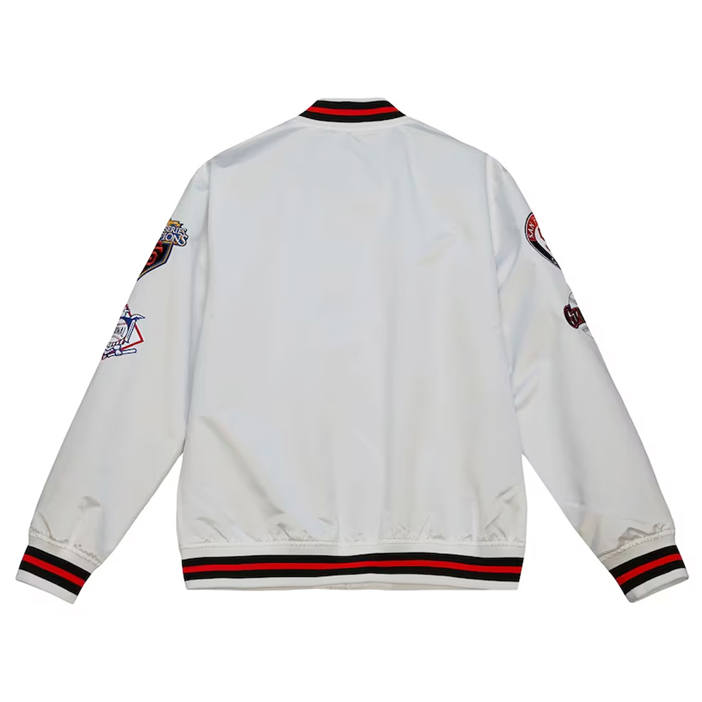 San Francisco Giants City Collection White Varsity Satin Jacket - Image 2