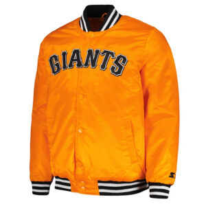 San Francisco Giants Cross Bronx Fashion Orange Jacket