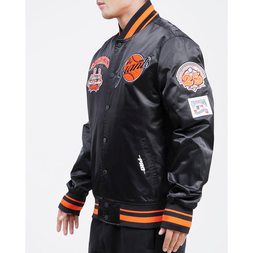 San Francisco Giants Retro Classic Rib Jacket - Image 8