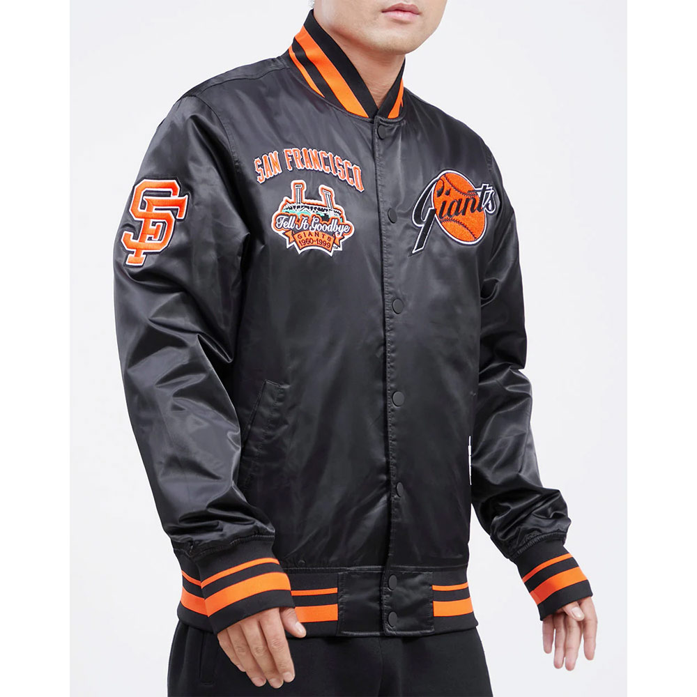 San Francisco Giants Retro Classic Rib Jacket - Image 6