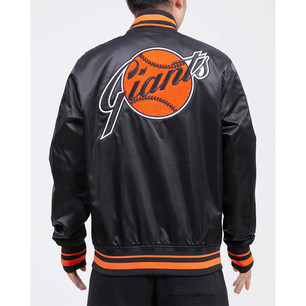 San Francisco Giants Retro Classic Rib Jacket - Image 4