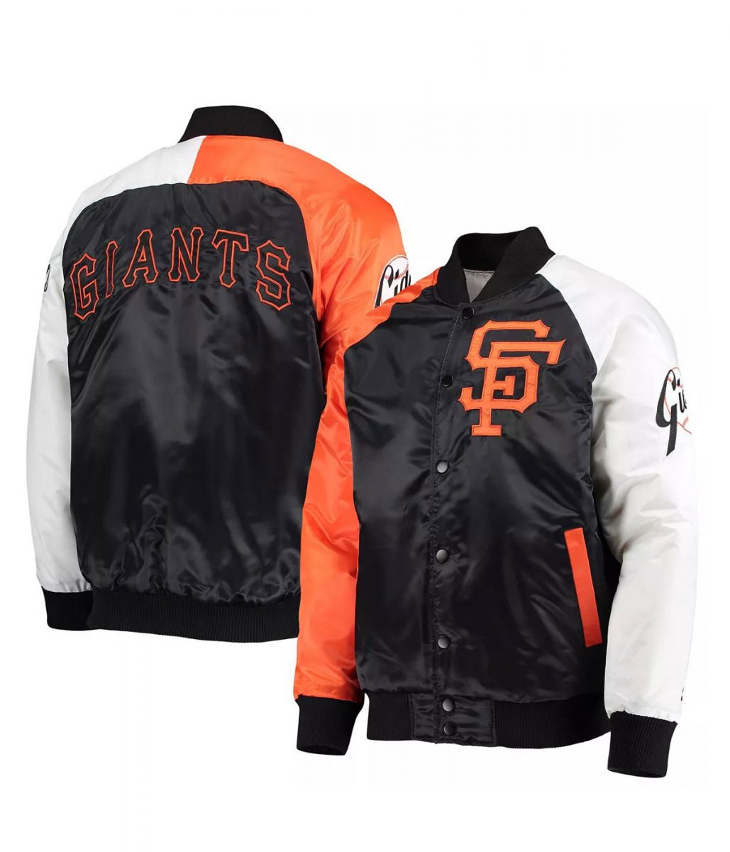 San Francisco Giants Satin Tri-Color Jacket - Image 3