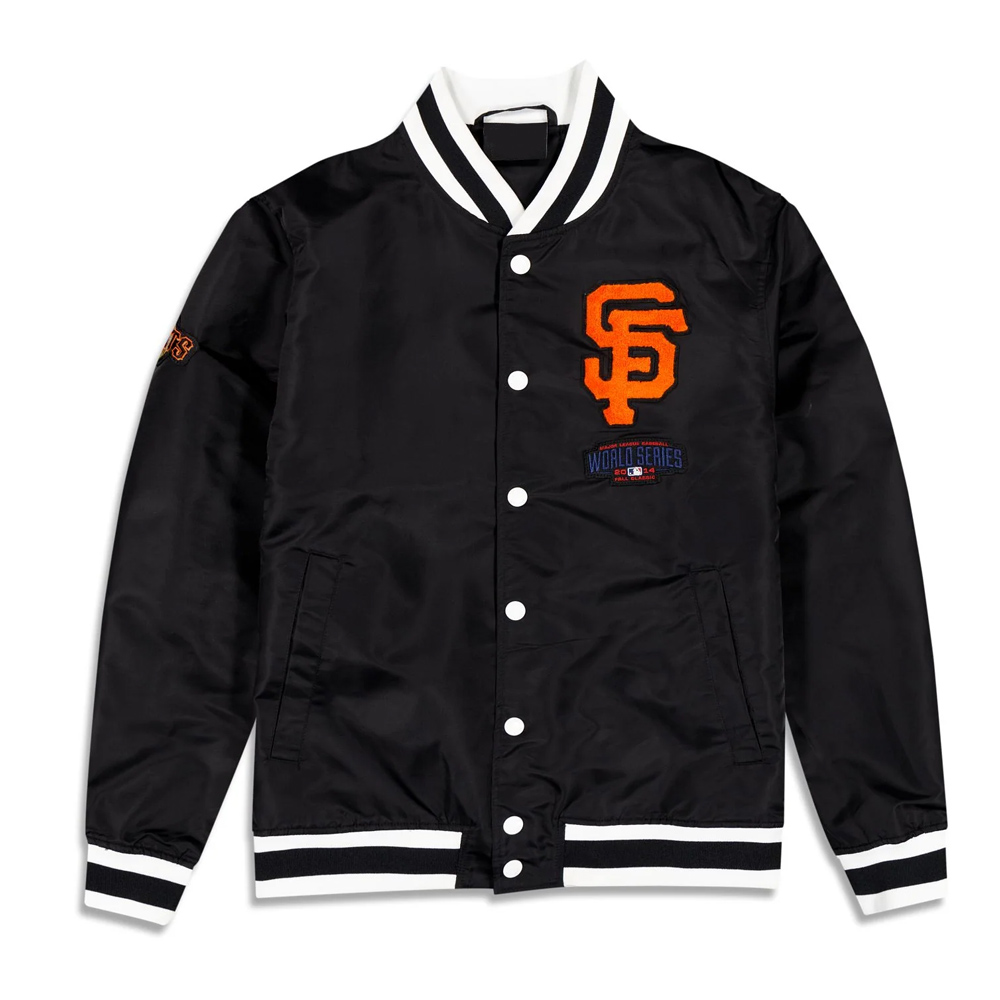 World Series San Francisco Giants Logo Select Black Jacket