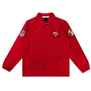 San Francisco Red Satin Windbreaker
