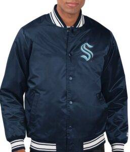 Seattle Kraken Blue Starter Jacket