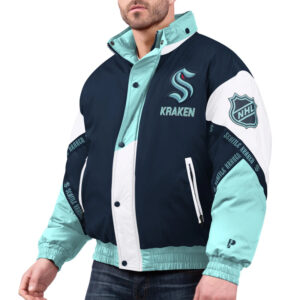 Seattle Kraken Pro Player Tape Full-Zip Hoodie Jacket