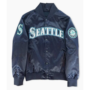 Seattle Mariners Classic Navy Satin Jacket