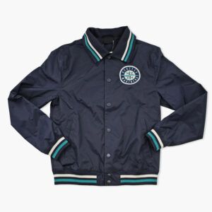 Seattle Mariners Navy Bullpen Nylon Jacket