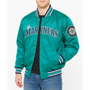 Seattle Mariners Northwest Green Satin Jacket