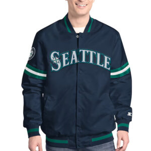 Seattle Mariners Scout Varsity Satin Jacket