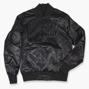 Seattle Mariners Sodo Nights Black Satin Jacket
