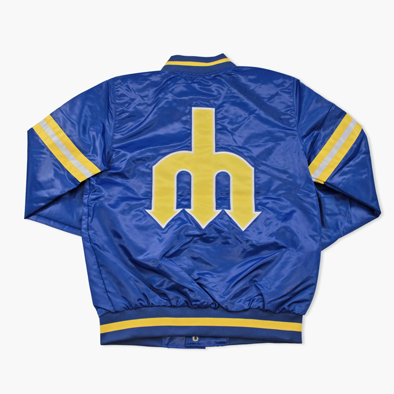 Seattle Mariners Throwback Royal Blue Jacket - Image 2