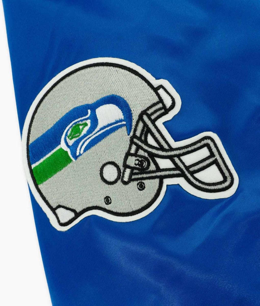 Seattle Seahawks Cream Throwback Classic Jacket - Image 6