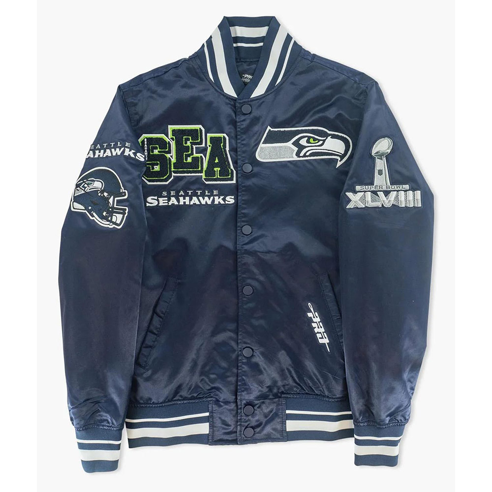 Seattle Seahawks Mashup Navy Jacket