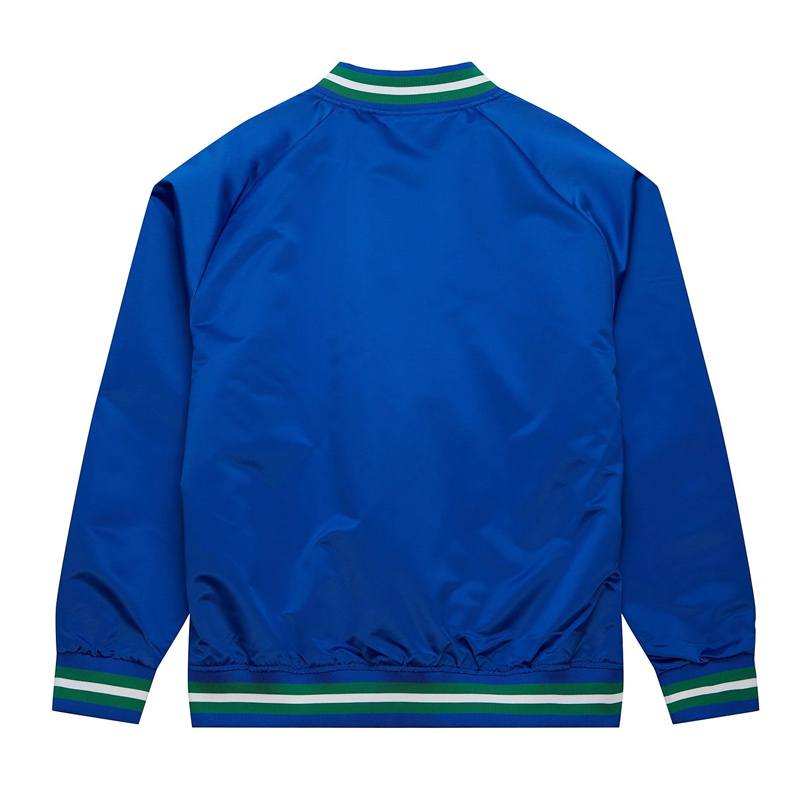 Seattle Seahawks Royal Lightweight Satin Jacket - Image 2