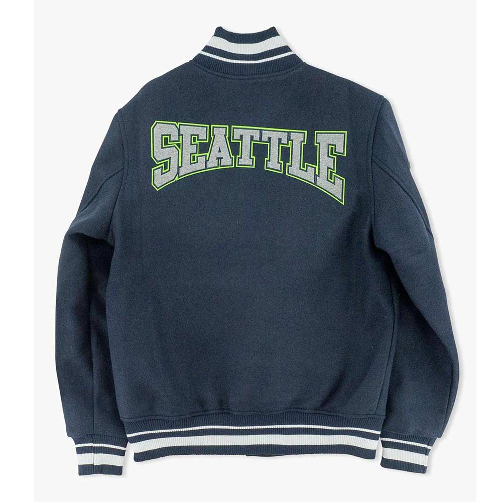 Seattle Seahawks Super Bowl Champions Varsity Jacket - Image 2